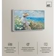 thumbnail image 2 of Gentle Sea Impressionism Wall Art /Monet And Van Gogh Inspired Art Canvas Wall Art by Art Remedy, White Floater Frame, 17" x 25", 2 of 7
