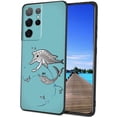 thumbnail image 1 of Compatible with Samsung Galaxy S21 Ultra Phone Case, dolphin-fish-6-22 Case Silicone Protective for Teen Girl Boy Case for Samsung Galaxy S21 Ultra, 1 of 1