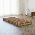 thumbnail image 5 of Hippie Foldable Mattress, Heart Peace, 74.8" x 35.4", Multicolor, by Ambesonne, 5 of 6