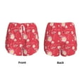thumbnail image 3 of Salouo Hello Summer Flamingo Print Women's 2 in 1 Running Shorts Double-Layer Shorts Athletic Workout Gym Yoga Shorts Running Shorts for Women-Medium, 3 of 7