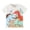 White, variant on ZOYOEN Toddler Boys Graphic T Shirts- Soft Cute Casual Short Sleeve Summer Tees Khaki Size 2-7 T