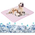 thumbnail image 1 of LLC Tapis de Refroidissement pour Chien Lavable Rose pour Chenil, Canapé et Lit, 1 of 3