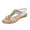 Silver, variant on Virmaxy Womens Fashion Non-slip Women Large Bohemian Elastic Rhinestone Flower Roman Sandals Silver 36