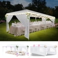 thumbnail image 6 of HOTEEL Party Tent 10x30 Canopy Tents for Parties with 8 Removable Sidewalls, Waterproof Outdoor Tent for Weddings and Events, 6 of 9