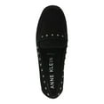 thumbnail image 3 of ANNE KLEIN Womens Black Comfort Studded Onit Round Toe Slip On Leather Moccasins Shoes 9 M, 3 of 4