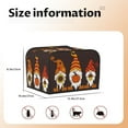 thumbnail image 5 of Daiia Fall Gnomes Pattern 4 slice Toaster Cover, Toaster Appliance Dust-proof Cover For Kitchen Small Appliance Dust Cover and Fingerprint Protection, 5 of 7