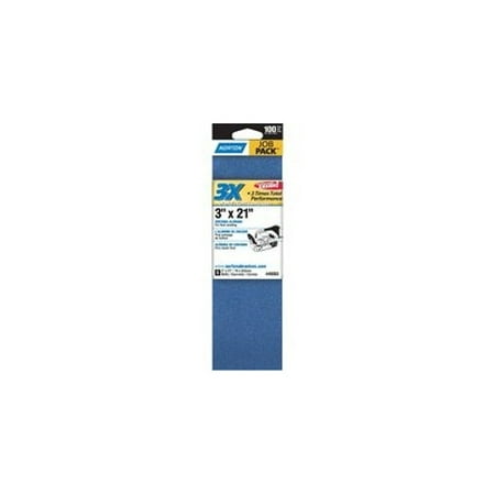 

Norton 49263 3X 3 By 21 Inch Zirconia-Alumina Sanding Belts 100 Grit Medium Fine 5 Pack