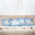 thumbnail image 7 of Ambesonne Flower Throw Pillow Cover 4 Pack, Orchids Nature, 24", Blue and Purple, 7 of 7