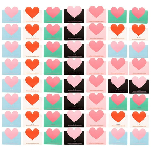 VERDANVERSE Greeting Cards Blank Assorted Color 100Pcs