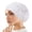 BD30_White, variant on Lumtrix Turban Hats for Women Bandana Soft Headwrap Stretchy Lightweight Headscarf Sparkling Cap Black One Size