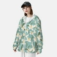 thumbnail image 5 of Xecao Lilies Flowers for Sun Shirt-A lightweight, hoodie-style long-sleeve UV protection garment designed for other outdoor activities., 5 of 9