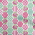 thumbnail image 1 of oneOone Cotton Poplin Mint Green Fabric Floral Craft Projects Decor Fabric Printed By The Yard 56 Inch Wide-UG, 1 of 6