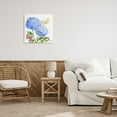 thumbnail image 2 of Stupell Industries Brushstroke Hydrangea & Butterflies Canvas Wall Art, design by Paul Brent, 17 x 17, 2 of 7