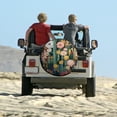 thumbnail image 6 of Camper Spare Tire Cover Whisper of Cactus Wheel Tire Covers Waterproof Sun Protection Succulents Cactus Flowers Tire Cover for Camper Truck Travel Trailer 15inch, 6 of 8