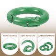 thumbnail image 4 of O Ring Clip, 10Pcs 20mm - Zinc Alloy Colorful Spring O Rings, Round Gate Clip Snap Clasp Hooks Trigger Buckles for Bag Purse Handbag Keychains DIY Accessory (Green), 4 of 7