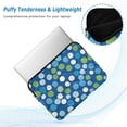 thumbnail image 2 of FORMRS 13-13.3 inch Laptop Sleeve Case Soft Carrying Quilted Computer Bag Cover, Blue Dots, 2 of 7