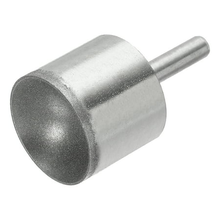 

Uxcell 28mm 100 Grits Diamond Mounted Point Spherical Concave Head Bead Grinding Bit