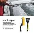 thumbnail image 3 of Snow Brush Detachable Ice Scraper Snow Removal Tool with Ergonomic Foam Grip for Cars Trucks Yellow Black, 3 of 7