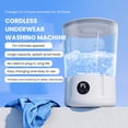 thumbnail image 3 of Portable Washing Machine, Rechargeable Cordless Washing Machine,Small Compact Washer Is Suitable for  Living, Dorms, RV, Camping, 3 of 7