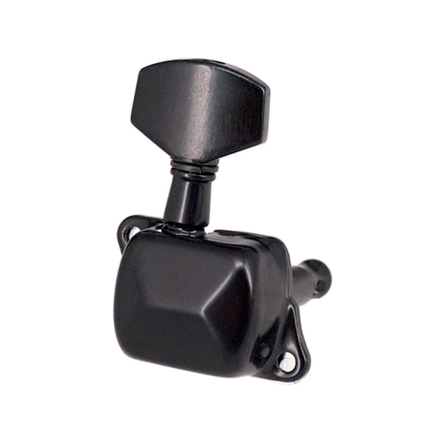 Cateissary 6 piezas de clavijas de afinación de guitarra electrónica afinadores de cabeza de máquina perillas instrumento de cuerda piezas de repuesto Type2 NO2 Cateissary HA060580-03