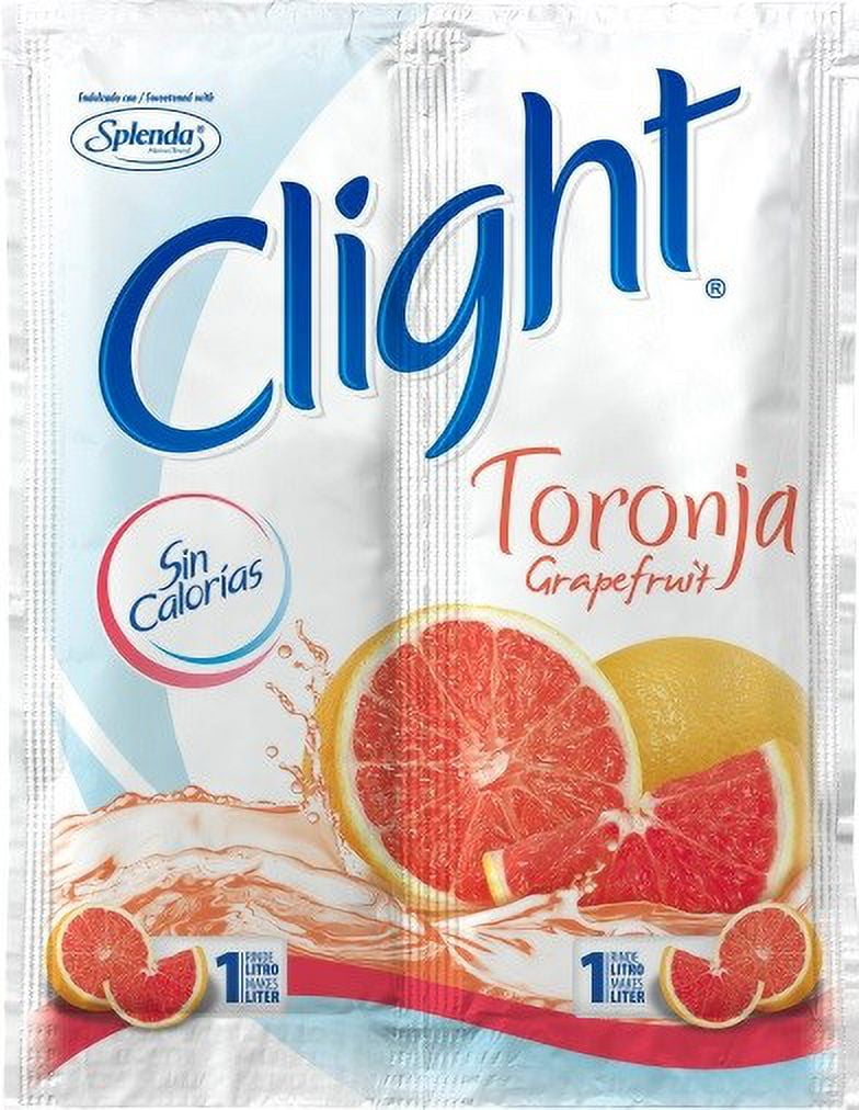 Crystal Light Clight,Grapefruit Juice Drink Powder Mix, 0.49 oz, 2 Pack Shelf Stable Plastic Packet
