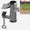 thumbnail image 2 of Soporte para Sombrilla Patio,Abrazadera para Sombrilla Terraza,Abrazadera para Sombrilla Patio,Abrazadera para Sombrilla Balcón,Soporte para Sombrilla Terraza Negro+Gris, 2 of 5