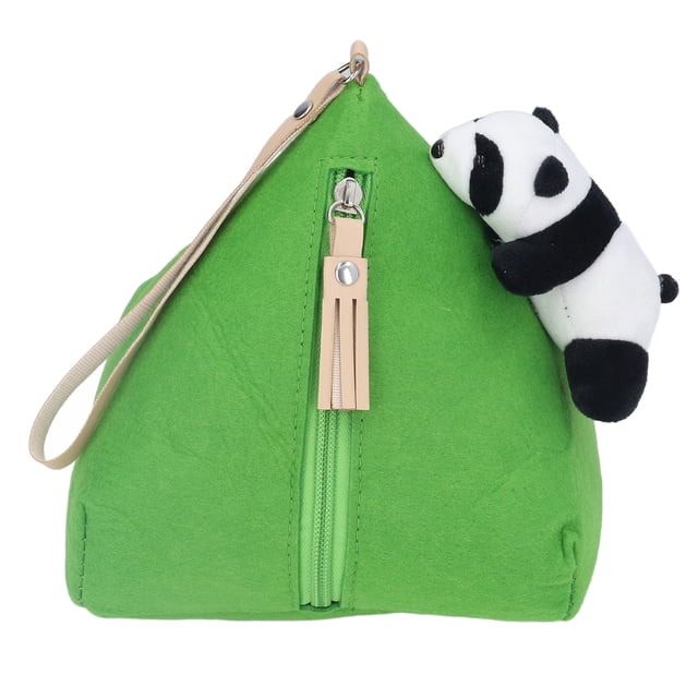 Monedero triangular Jadeshay de fieltro