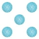thumbnail image 1 of Matsuzay 6 tapetes de cuerda de papel artesanales exquisitos - Tapete de comedor de papel ecológico y bajo en carbono 38 cm azul Type2 NO2, 1 of 6