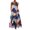 DT-Blue, variant on DailyTrove Women's Striped Tiered Maxi Dress, Sleeveless, Casual Festival & Beach Wear, Lightweight Rayon Blend, Flowy Hem