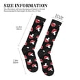 thumbnail image 4 of Sikiie Cartoon Mushroom 1 Pairs Compression Socks for Men and Women 15-20 mmHg Running Support Socks, 4 of 7