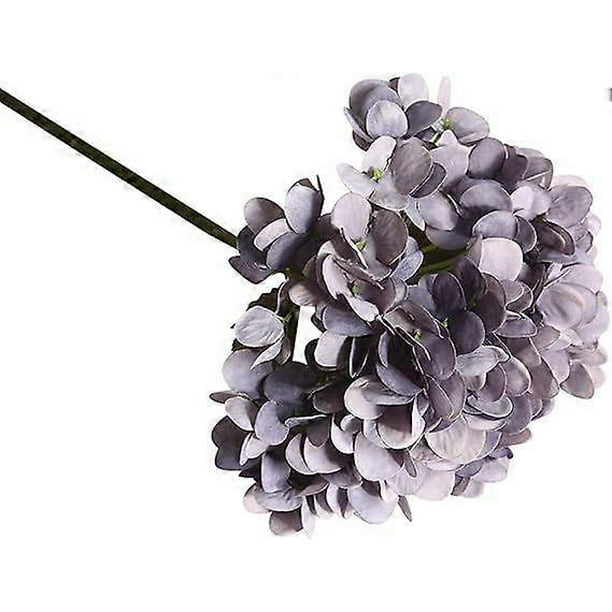 Fake Flowers Artificial Blossom Plant Bonsai Hydrangea Macarons Floral Stems Arrangements for Home Wedding Office Party Decor (A)