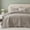 Beige, variant on Moonlight20015 2 Piece Quilt Set Floral Pattern Modern Embossed Coverlet Soft Microfiber Twin Grey