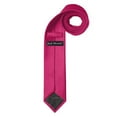 thumbnail image 3 of Jacob Alexander Boy's Regular Self Tie Prep Solid Color Necktie - Fuchsia, 3 of 6