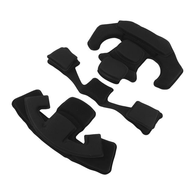 uds almohadilla de espuma viscoelástica forro de esponja protectora Kit de acolchado para casco Universal motocicleta Scooter bicicleta casco de ciclismo negro