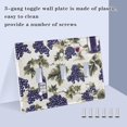 thumbnail image 4 of Dailycode Light Switch Plate Covers 2 Gang Wall Plate Plastics Outlet Covers for Kitchen Home Office Decor Grape Wine Leaf Estate, 4 of 8