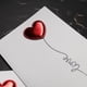 thumbnail image 4 of Carta de amor Tarjeta de felicitación para el día de San Valentín Tarjeta de felicitación de cuero hecha a mano con estéreo de amor Tarjeta de bendición para el día del maestro con latidos del, 4 of 5