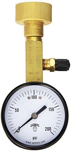 2.5 in.,0 to 160 psi WINTERS PETW213LF Water Test Gauge 