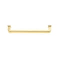thumbnail image 4 of Utopia Alley Bergen Pull Handle - Decorative Cabinet Drop Pull Handles- Vintage Cabinet Hardware with Hand Finished Brushed Brass - Metal Drawer Pull Handle, 6.3" Center to Center, 4 of 9