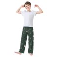 thumbnail image 2 of FORMRS Boys Pajama Pants with Pockets Size 6-8Y Kids Lounge Sleep Bottoms, Pink Christmas Trees, 2 of 8