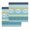 Blue, variant on Yellow Grey Geometric Kitchen Dish Towels for Drying Dishes Set of 2, Boho Vintage Country Flowers Leaves Waffle Weave Microfiber Hand Tea Bathroom Towels Quick Dry & Absorbent Towel 15.7x23.6