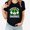 Black, variant on LSLJS Ladies Saint Patrick's Day Printed T-shirt With Round Neck and Short Sleeved Top, Gifts for Women