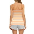 thumbnail image 4 of Ltctricy Camisole Tops for Women 2025 Summer Spaghetti Strap Scoop Neck Striped Slim Tank Tops Soft Casual Sleeveless T Shirts, 4 of 6