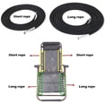 thumbnail image 5 of Cuerda elástica de repuesto para tumbona plegable reclinable de textileno para silla de jardín, cuerda de encaje universal reforzada para sillón de relax de lona de vela, 2 piezas de 2,2 m, 5 of 5