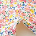thumbnail image 5 of XBASW Toddler Kids Girls Floral Printing Dress Summer Casual Dress Short Sleeve Girls Cotton Sundress for 2-7 Years, 5 of 9