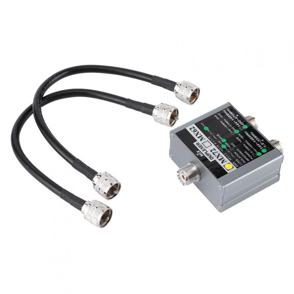 Duplexor De Antena UHF, Combinador De Antena De Alto Rendimiento De Aleación De Diferentes Frecuencias De 30 Cm Para Walkie Talkie