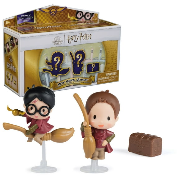 Wizarding World, Harry Potter Micro Magical Moments 1.5-inch Figures 2-Pack, Styles Vary