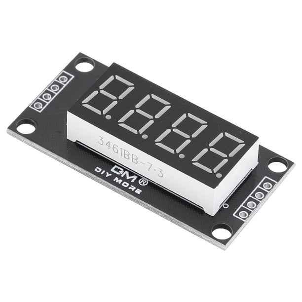 Módulo de pantalla LED TM1637 Módulo de reloj de 4 dígitos Módulo LED digital (azul)