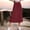 Wine, variant on Women's High-Waisted Stretchy Bodycon Skirt for Casual Summer Wear