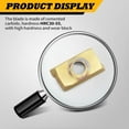 thumbnail image 5 of Aniceparthy R8 FMB22 7/16-20UNF Shank Face End Mill Arbor and 400R 50MM CNC End Milling Shell Cutter with 10Pcs APMT1604, 5 of 7