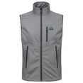thumbnail image 2 of Mapamyumco Men's Lightweight Golf Vest, Water-Repellent Outerwear Vests Windproof Sleeveless Jackets for Hiking Running Gray XL, 2 of 7